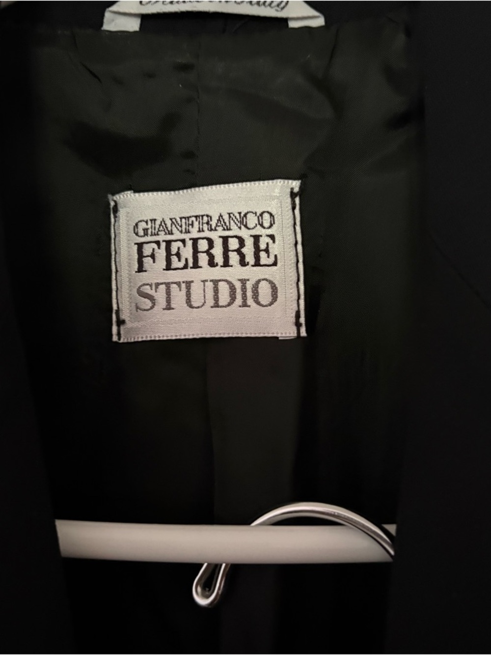 Gianfranco Ferre Black Pantsuit Jacket